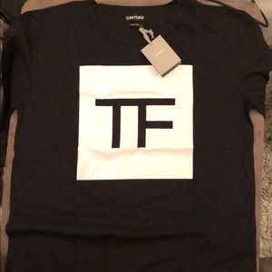Tom Ford Long Sleeve Logo T-Shirt